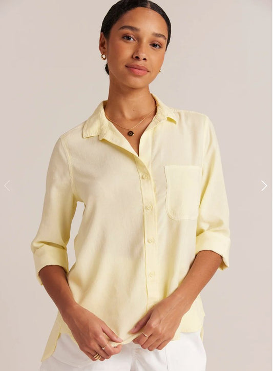 Bella Dahl - Shirt Tail Button Down - Soft Sun women-accessories BELLA DAHL XS  