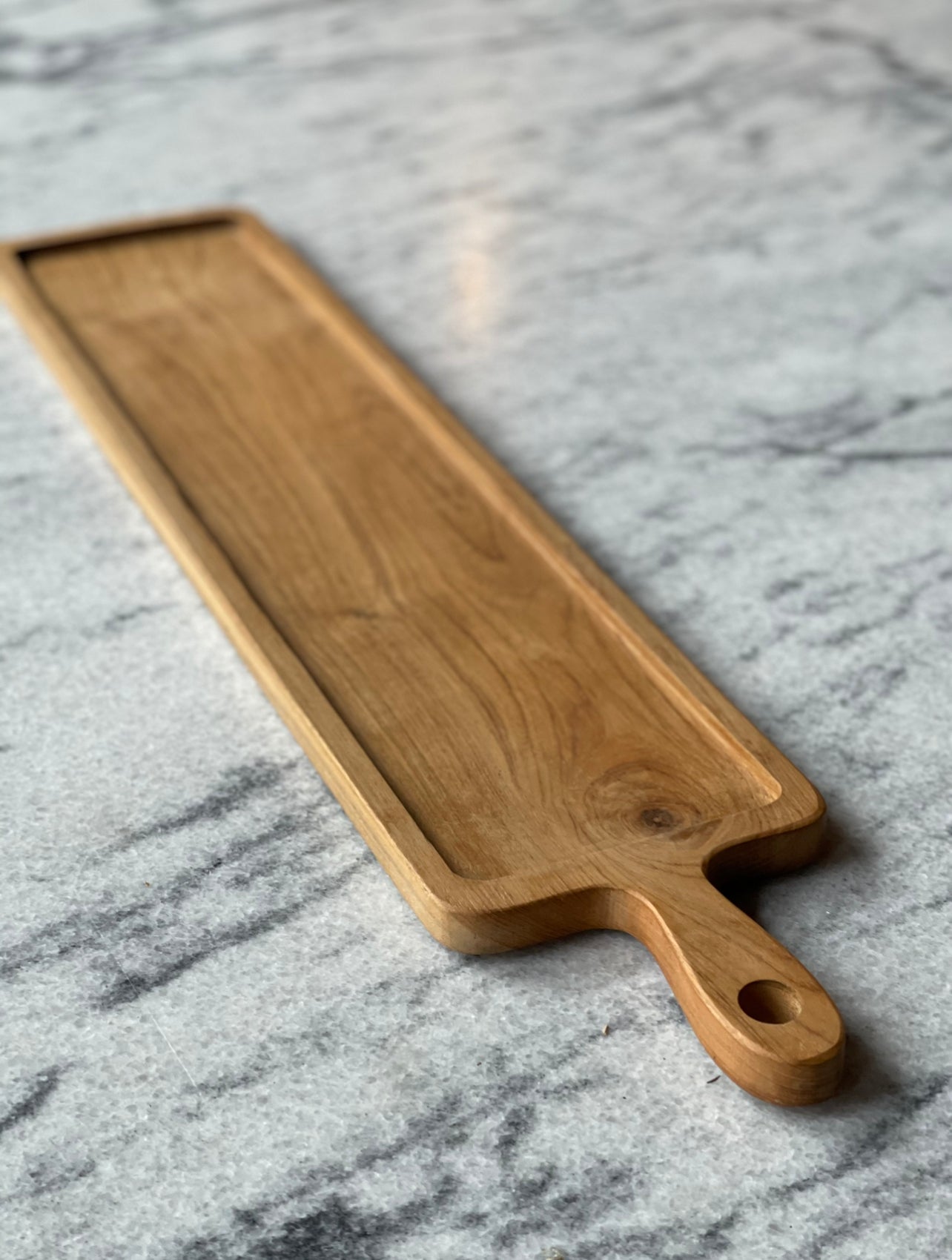 CHEESE PLATTER - TEAK ROOTS WOOD living-furniture Mano Plata 70 cm  