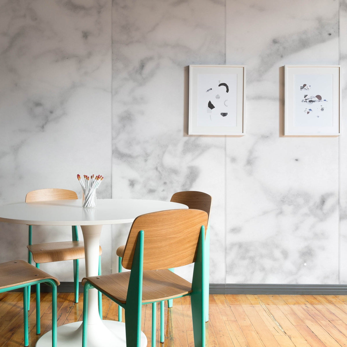 CLASSIC MARBLE WALLPAPER - PAPIER PEINT MARBRE CLASSIQUE walldecor-wallmurals WYNIL   