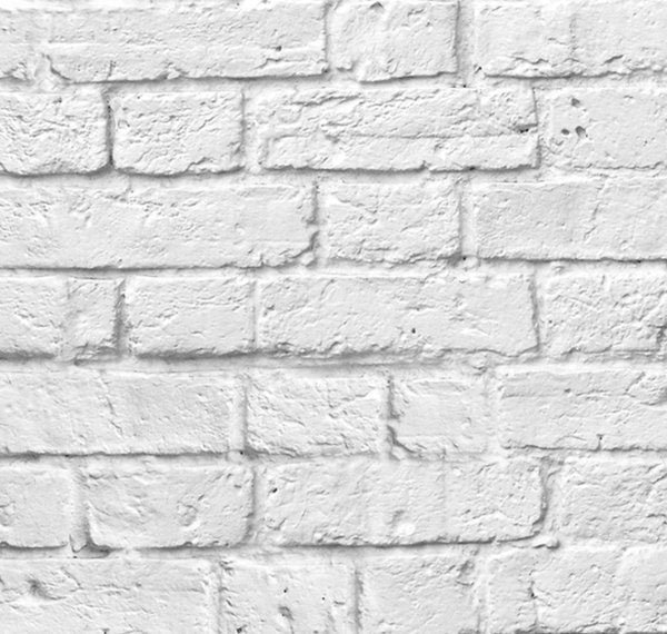 CLASSIC WHITE BRICK WALLPAPER - PAPIER PEINT BRIQUES BLANCHES CLASSIQUE walldecor-wallmurals NumerArt   