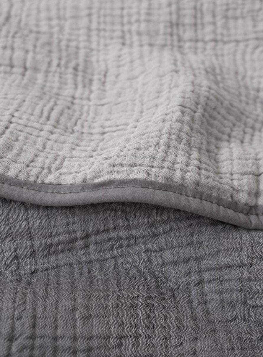 CLOUD QUILT CHARCOAL living-bedding onesky   