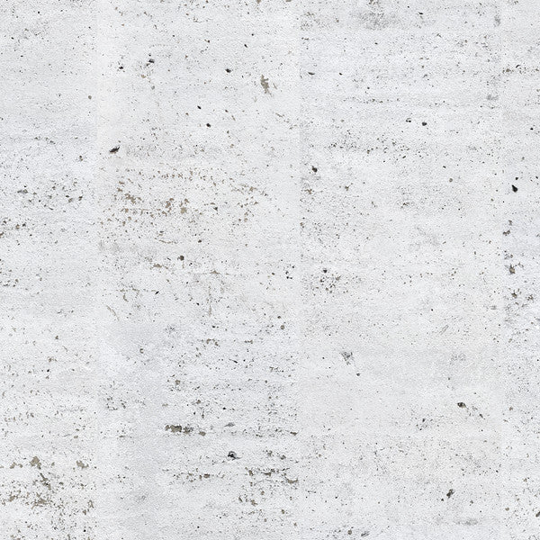 CONCRETE PAINTED WHITE WALLPAPER - PAPIER PÊINT BLANC BÉTON walldecor-wallmurals NumerArt   