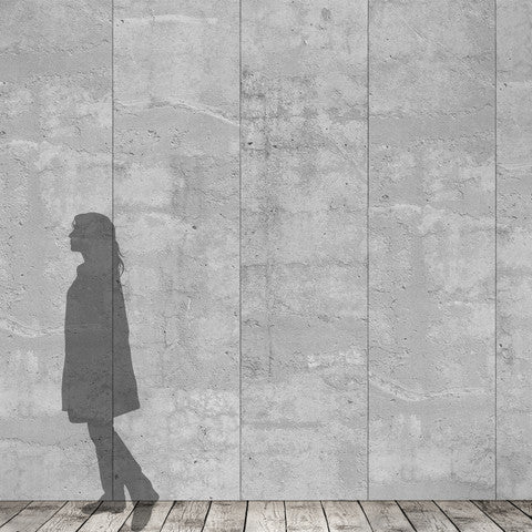 CONCRETE SANDY GREY WALLPAPER - PAPIER PEINT BÉTON SABLÉ GRIS walldecor-wallmurals NumerArt   