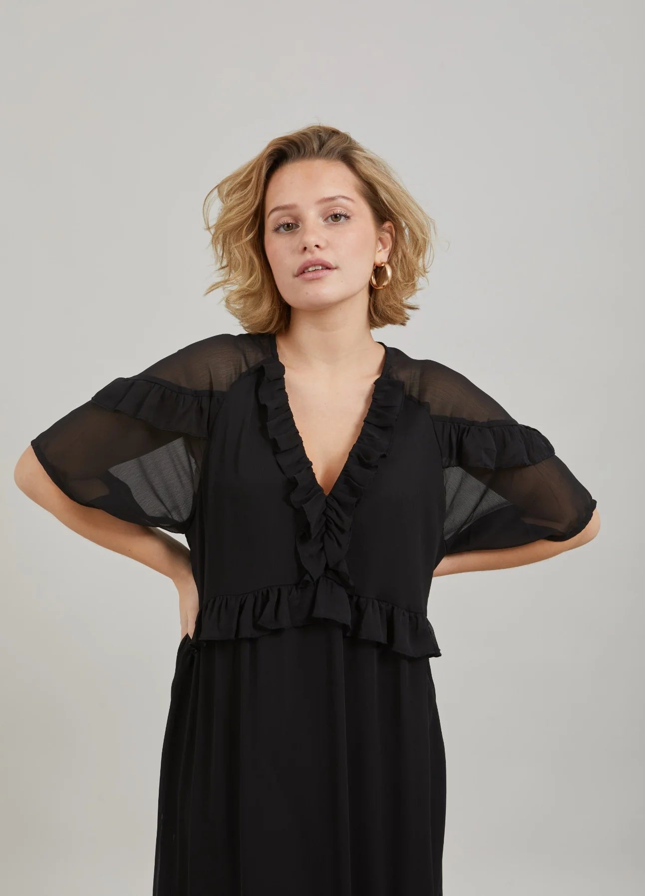COSTER - ROBE LONGUE A VOLANTS women-accessories COSTER   