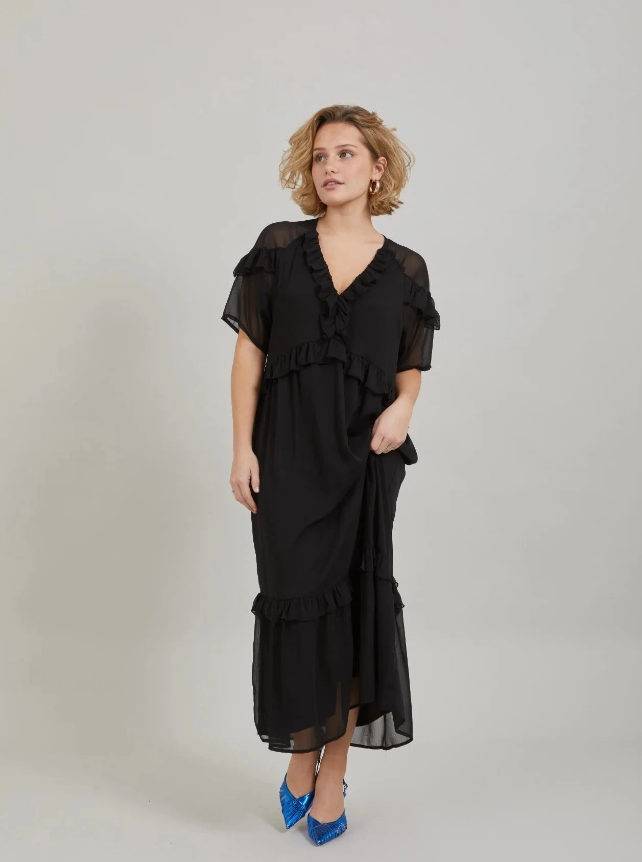 COSTER - ROBE LONGUE A VOLANTS women-accessories COSTER   