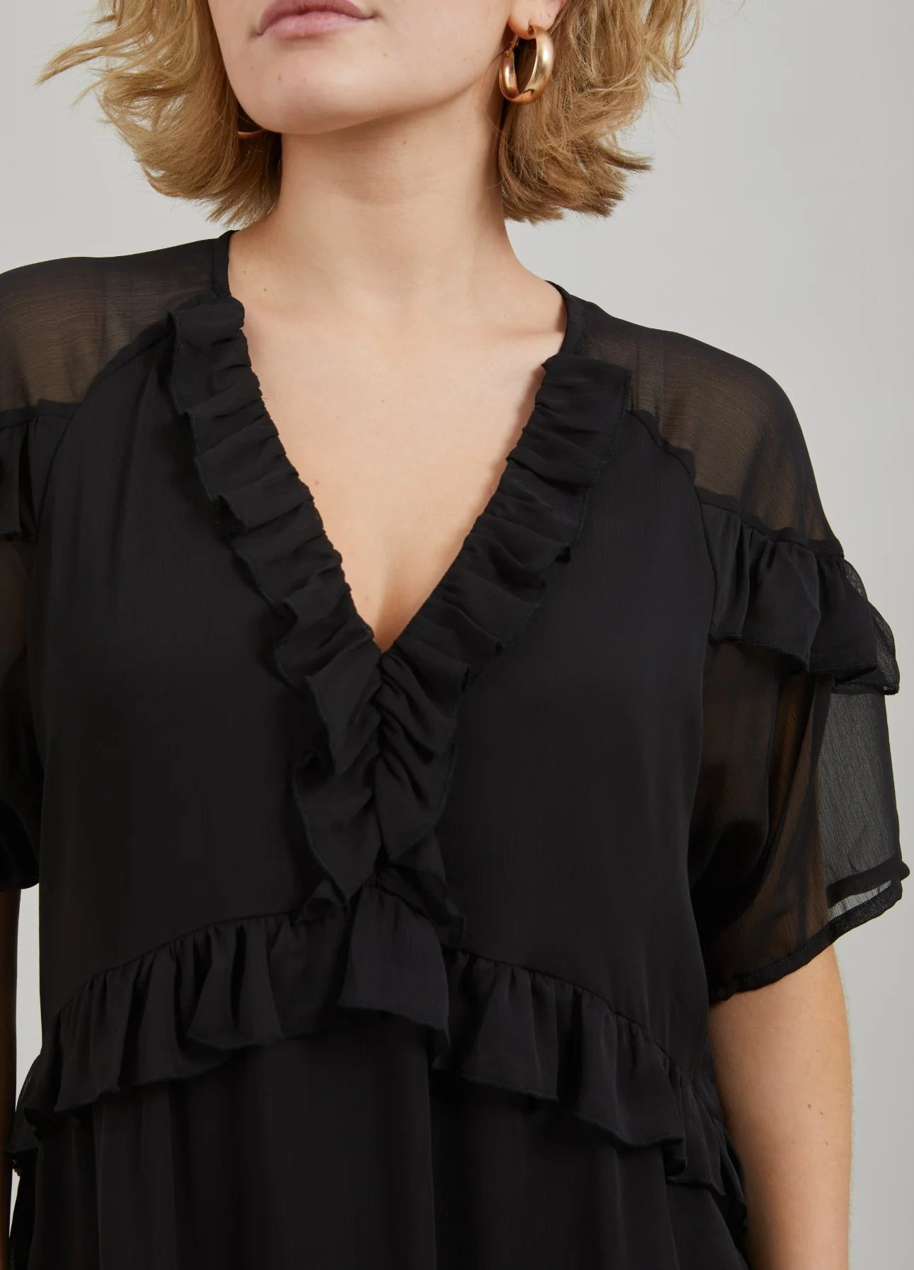 COSTER - ROBE LONGUE A VOLANTS women-accessories COSTER   