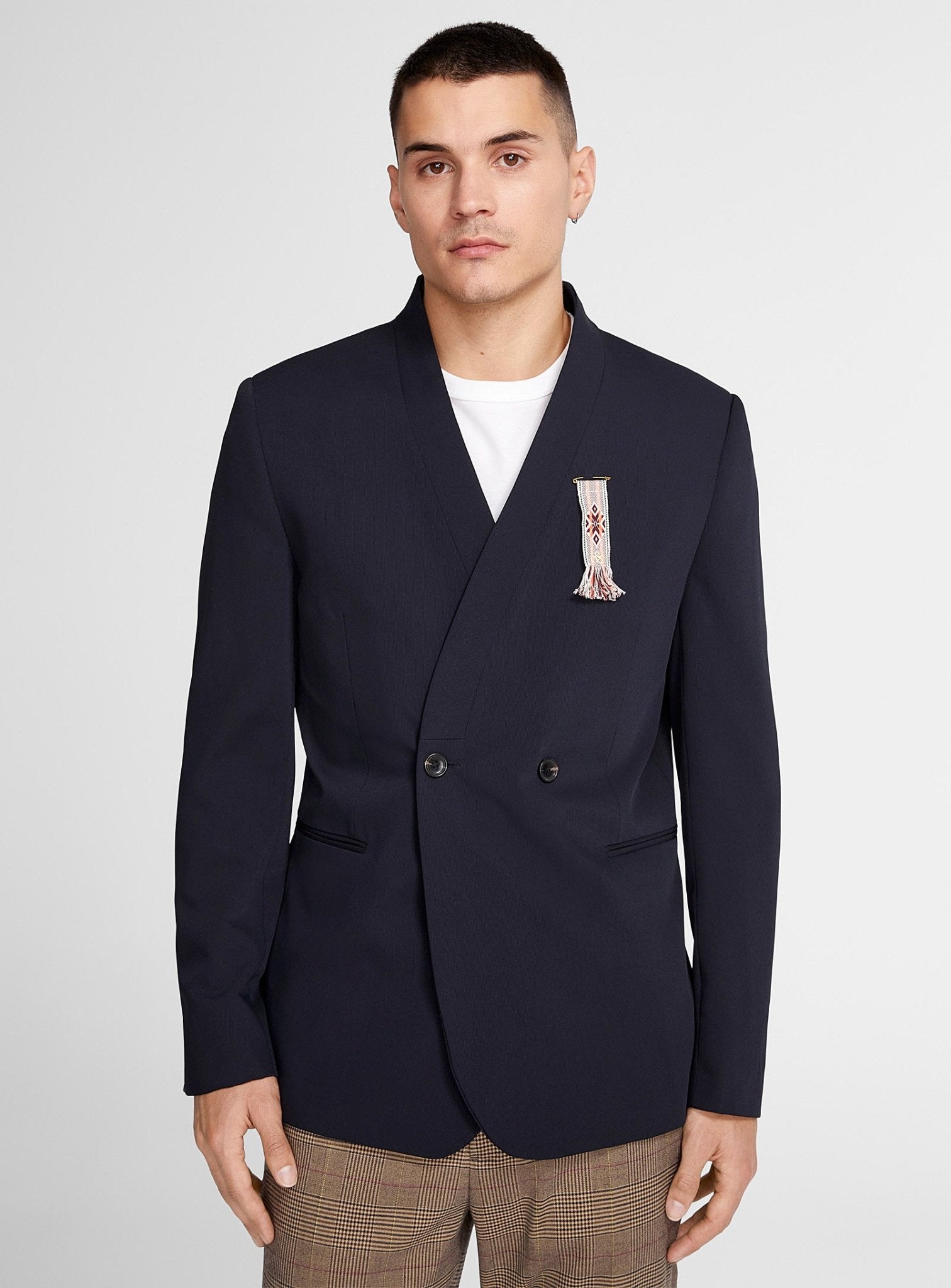 Double-Breasted Shawl-Collar-Style Jacket Apparel & Accessories Scotch & Soda   