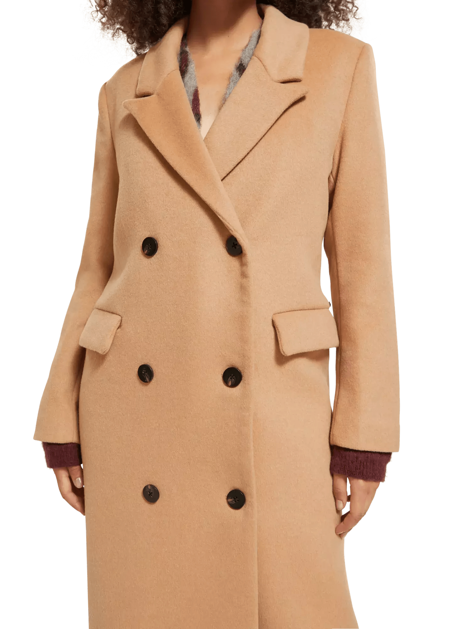 Double Breasted Wool Coat clothing Scotch & Soda   