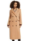 Double Breasted Wool Coat clothing Scotch & Soda XS Camel 