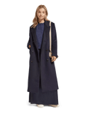 Double Breasted Wool Coat clothing Scotch & Soda XS Dark Blue 