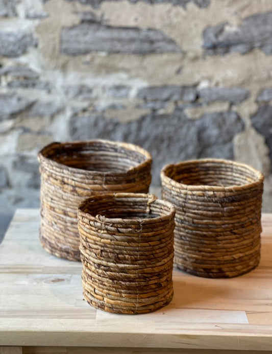 DOUNA SEAGRASS BASKET NATURAL living-decorative-object Chantal Royer   