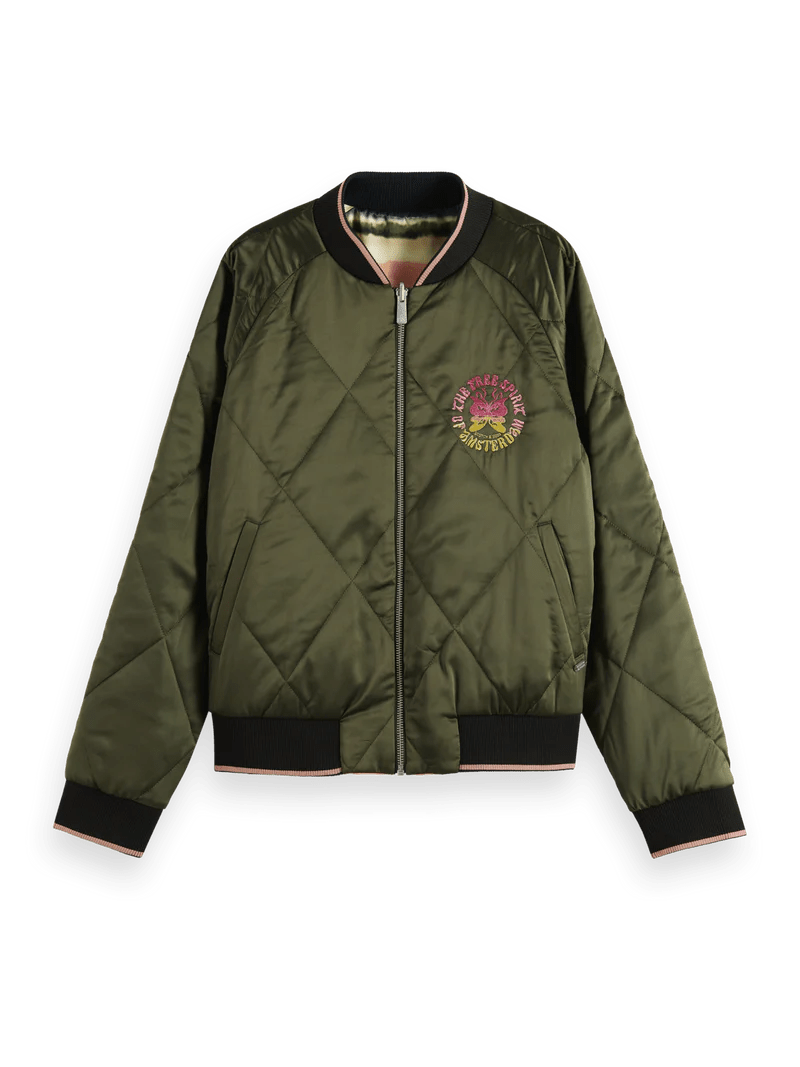 Embroidered Bomber Jacket Apparel & Accessories Scotch & Soda   