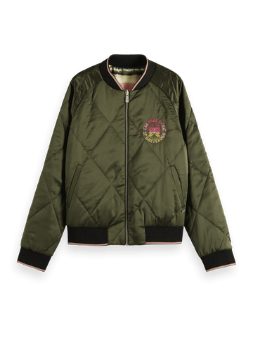 Embroidered Bomber Jacket Apparel & Accessories Scotch & Soda   