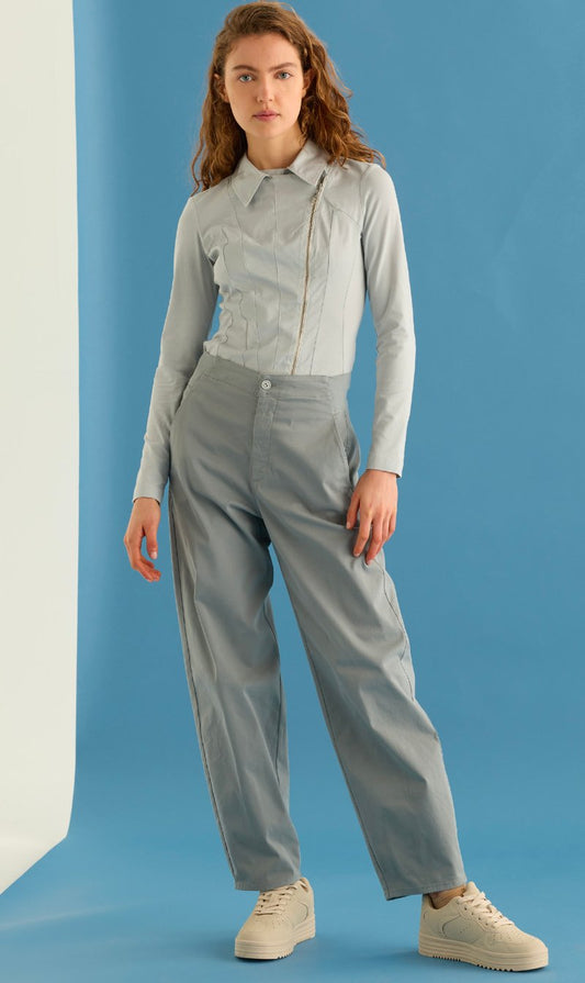 EUROPEAN CULTURE - Pantalon Donna - Dove Apparel & Accessories European Culture   