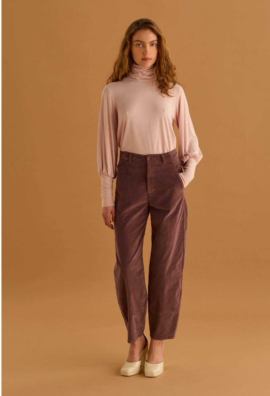 EUROPEAN CULTURE - Pantalon Donna - Raisin Apparel & Accessories European Culture   