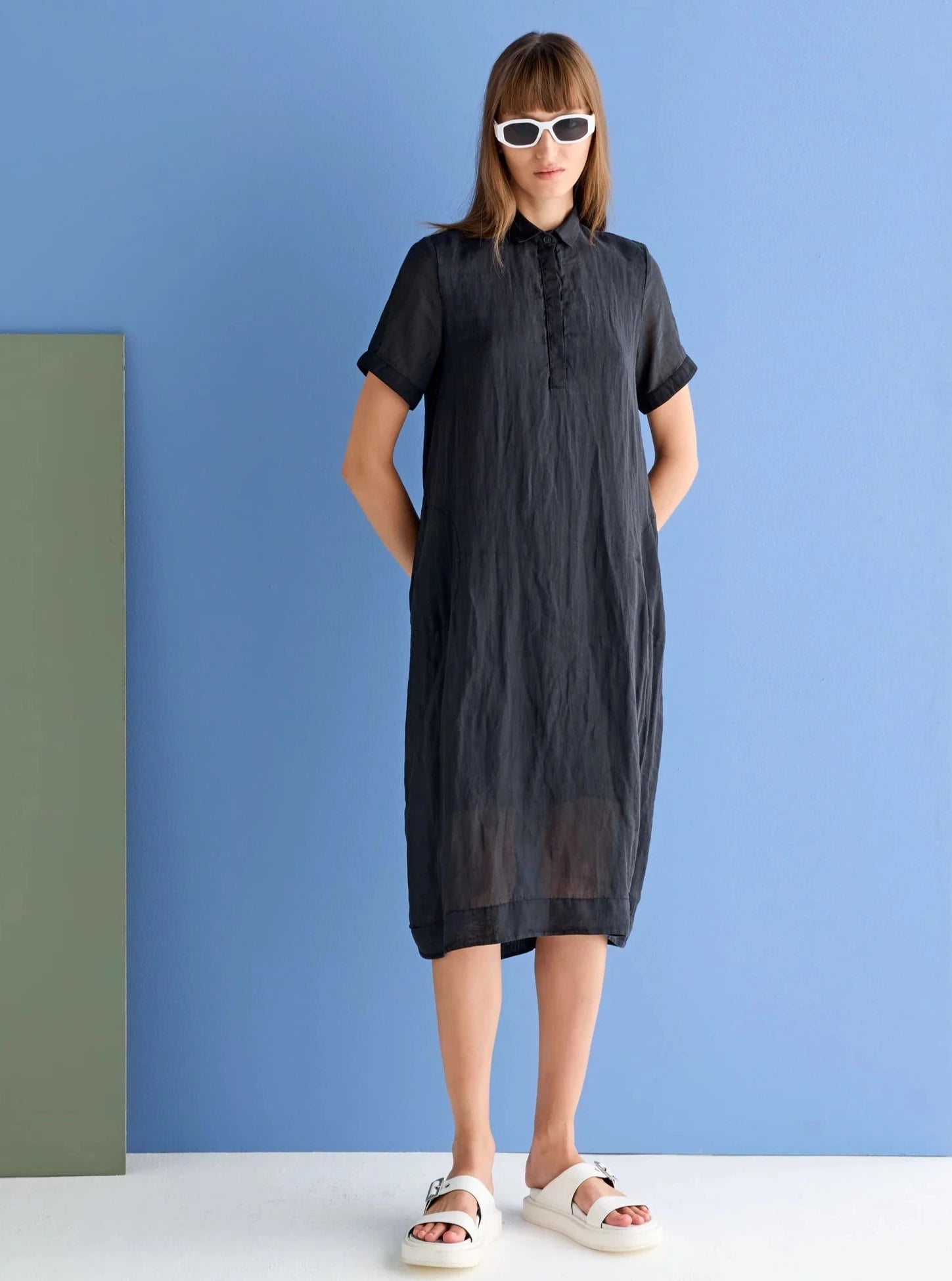 EUROPEAN CULTURE - Robe midi chemisier women-accessories European Culture   