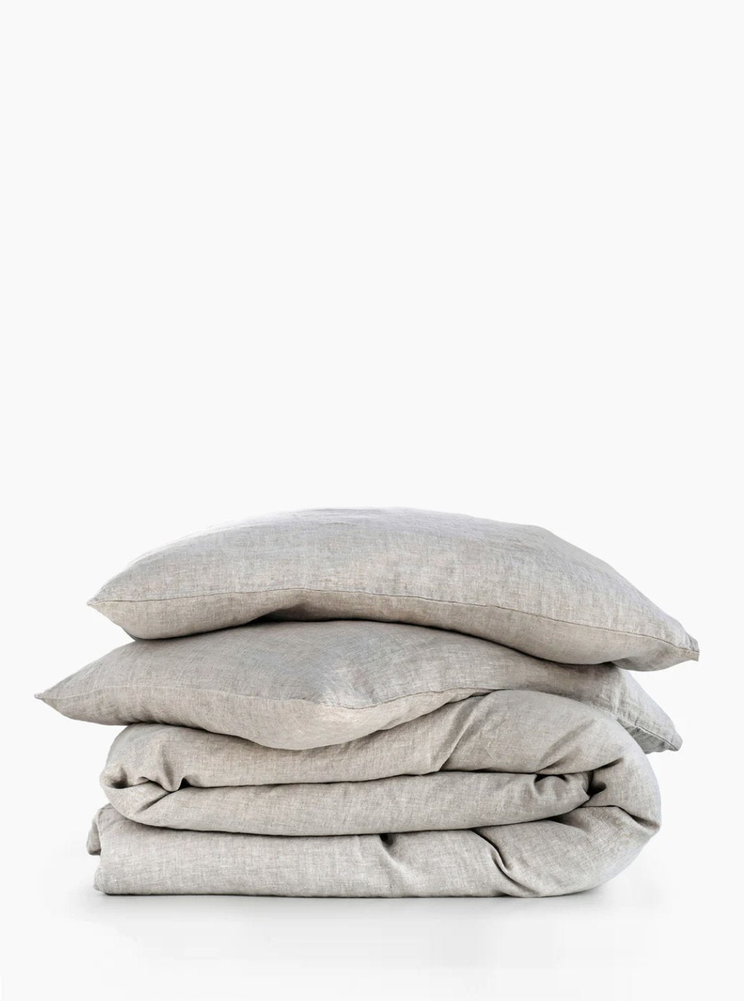 EUROPEAN FLAX LINEN DUVET COVER SETS IN NATURAL living-bedding onesky Duvet Cover + 2 pillowcases King Natural In Stock