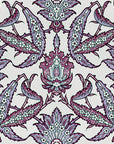 FAENZA WALLPAPER - PAPIER PEINT FAENZA walldecor-wallmurals WYNIL 2.2ft x 9ft pre-pasted wallpaper panel | Bande de 66cm x 274cm préencollé Purple 