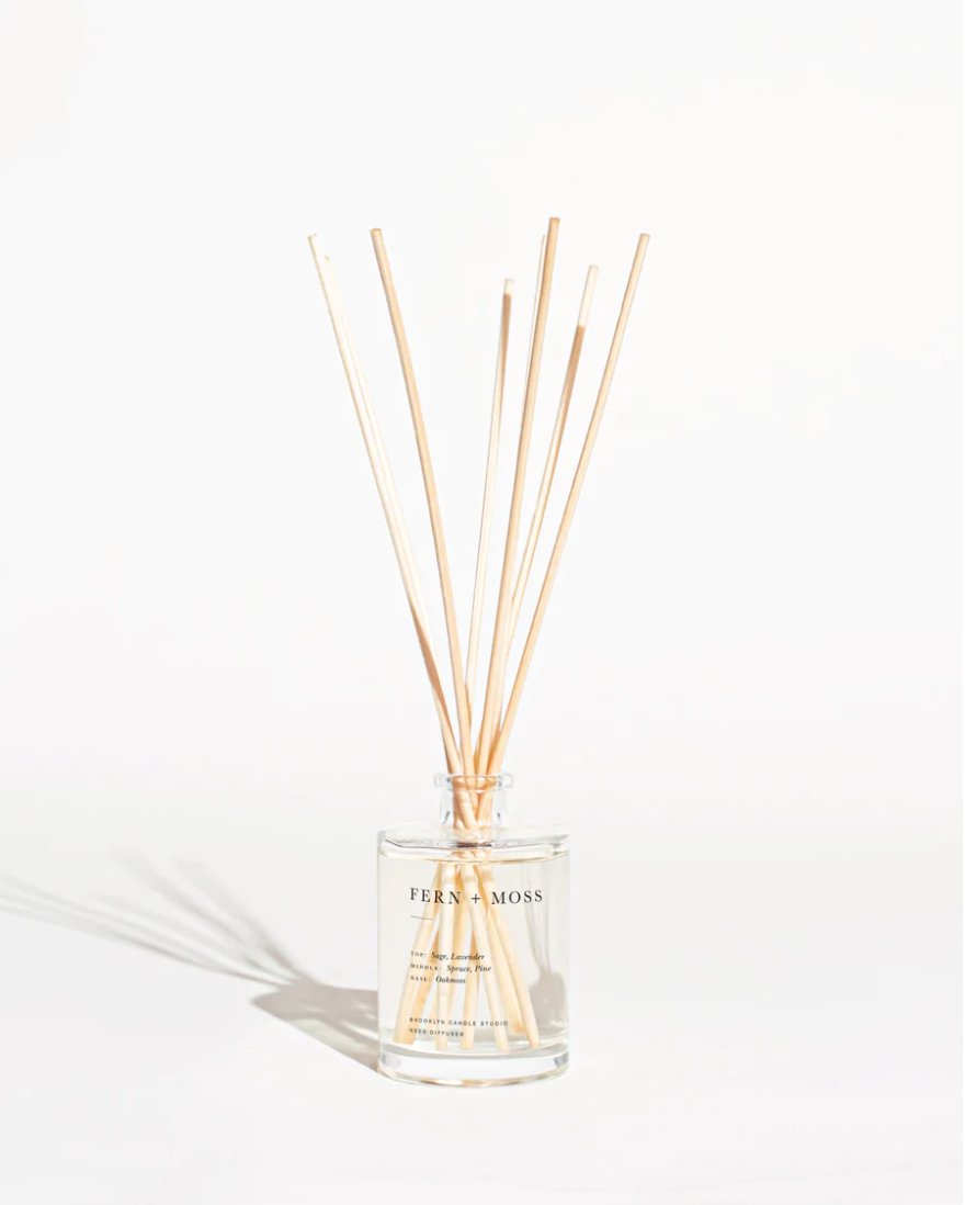 FERN + MOSS REED DIFFUSER BY BROOKLYN CANDLE candels Brooklyn Candel   