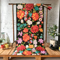 FLOWERS OF FRIDA WALLPAPER - PAPIER PEINT LES FLEURS DE FRIDA walldecor-wallmurals NumerArt   