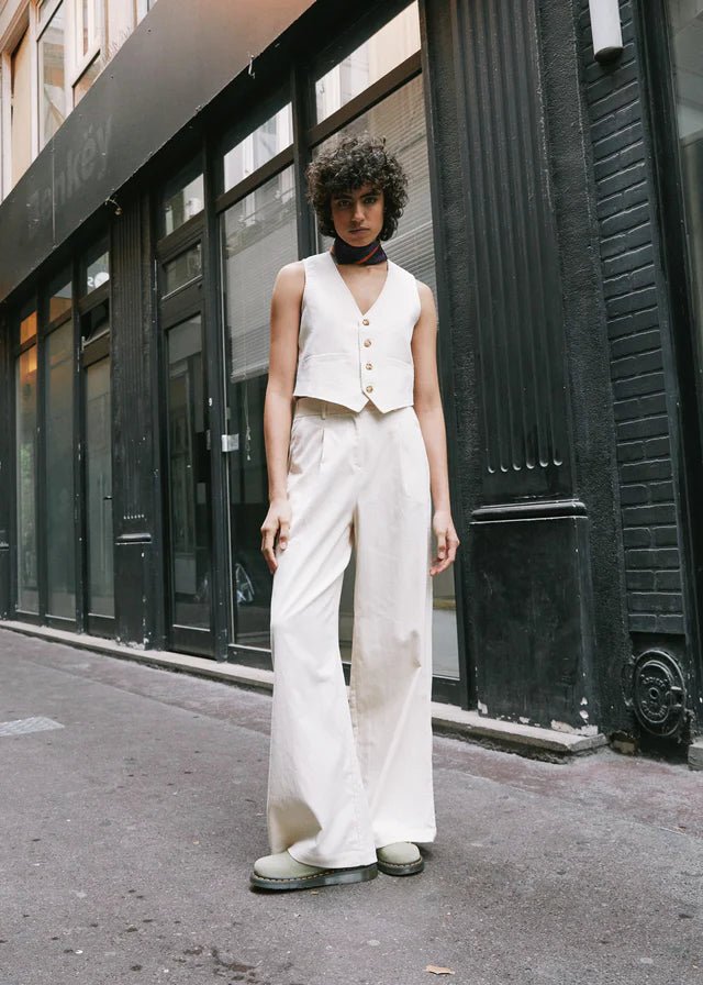 FRNCH - Veste Alix Creme Apparel & Accessories FRNCH   