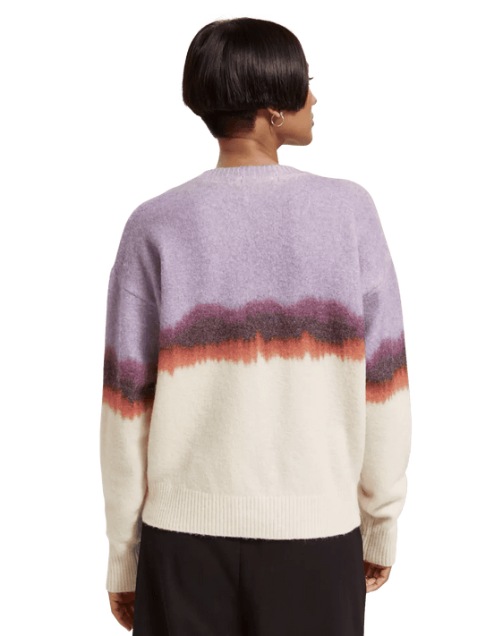 Fuzzy Colourblock Sweater Apparel & Accessories Scotch & Soda   
