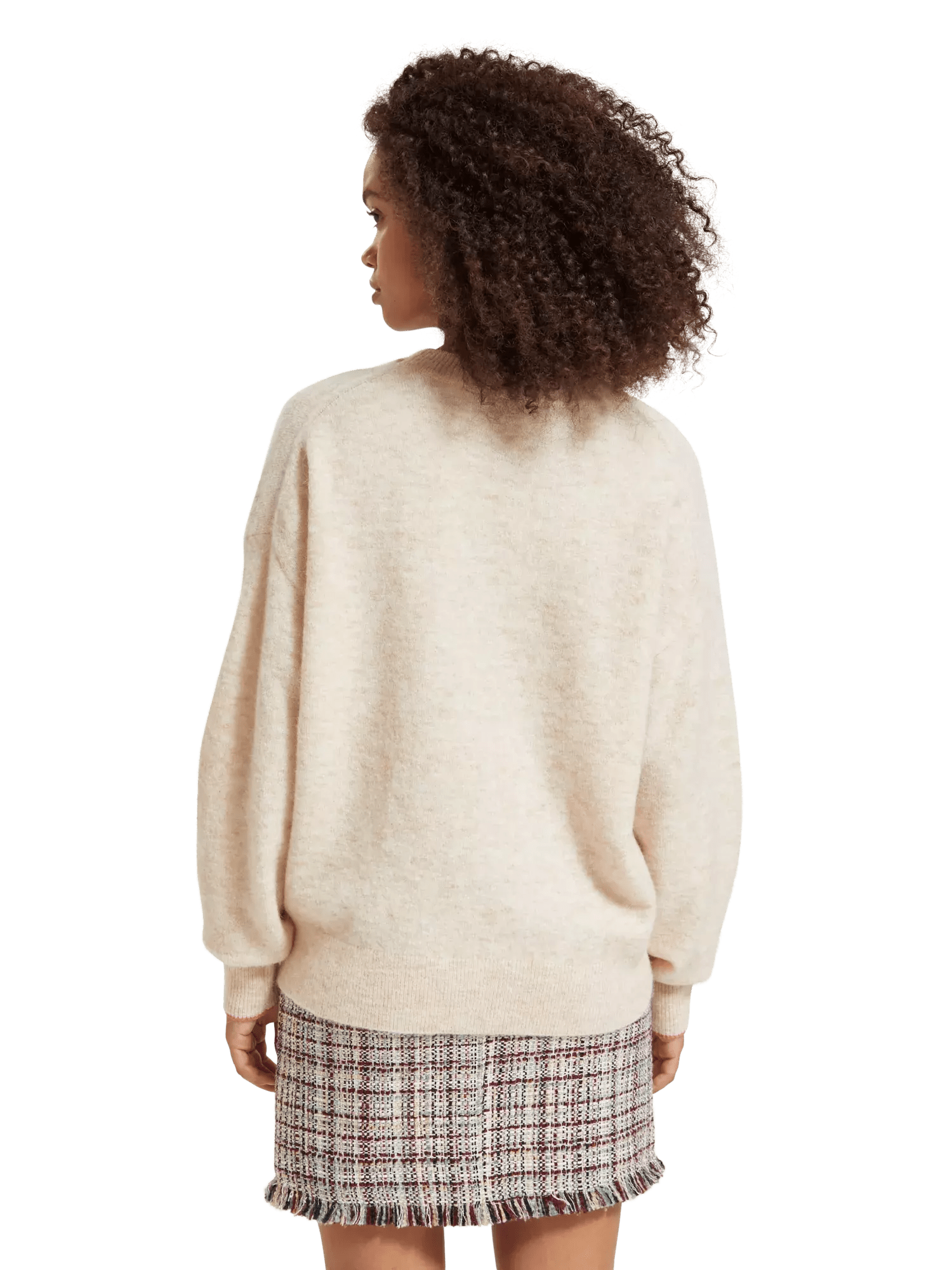 Fuzzy Crewneck Sweater clothing Scotch & Soda   