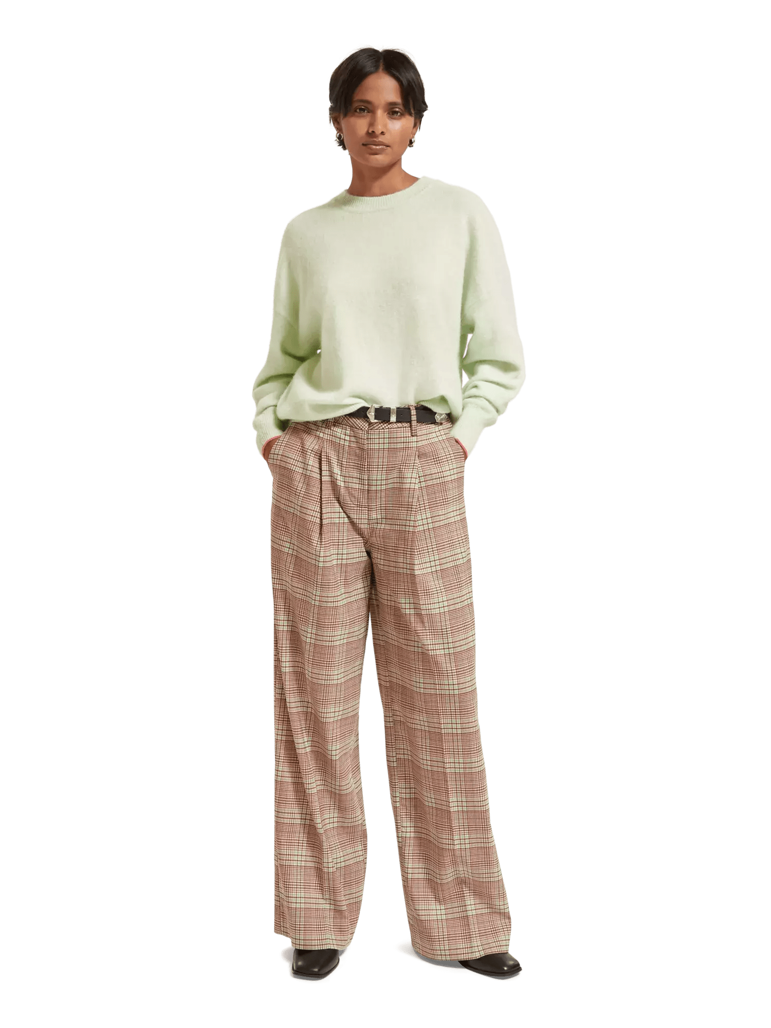 Fuzzy Crewneck Sweater clothing Scotch & Soda   