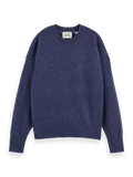 Fuzzy Crewneck Sweater clothing Scotch & Soda XS Dark Blue 