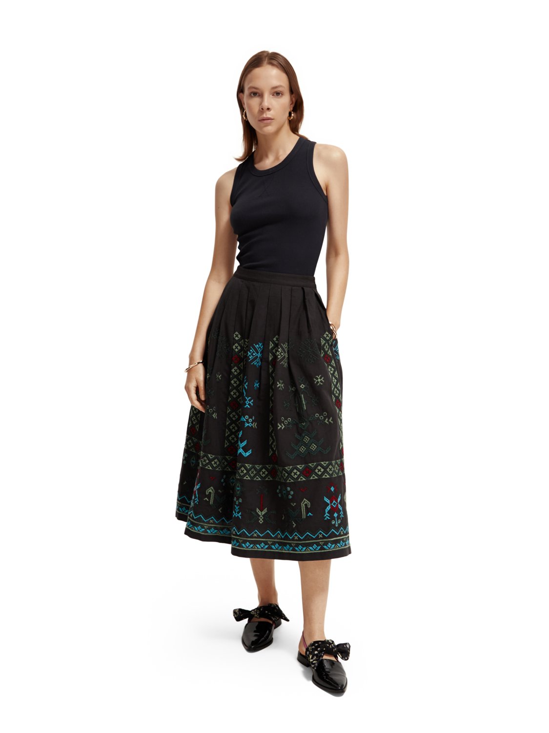 Geo Embroidered Skirt Apparel & Accessories Scotch & Soda   