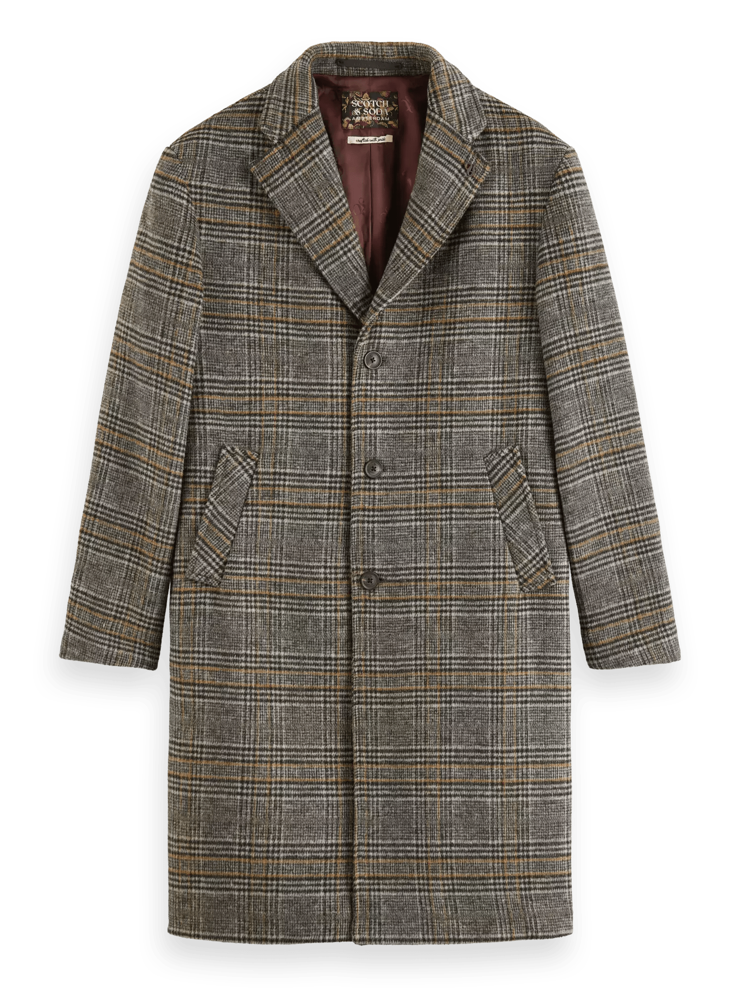 Hairy Bouclé overcoat Apparel & Accessories Scotch & Soda   