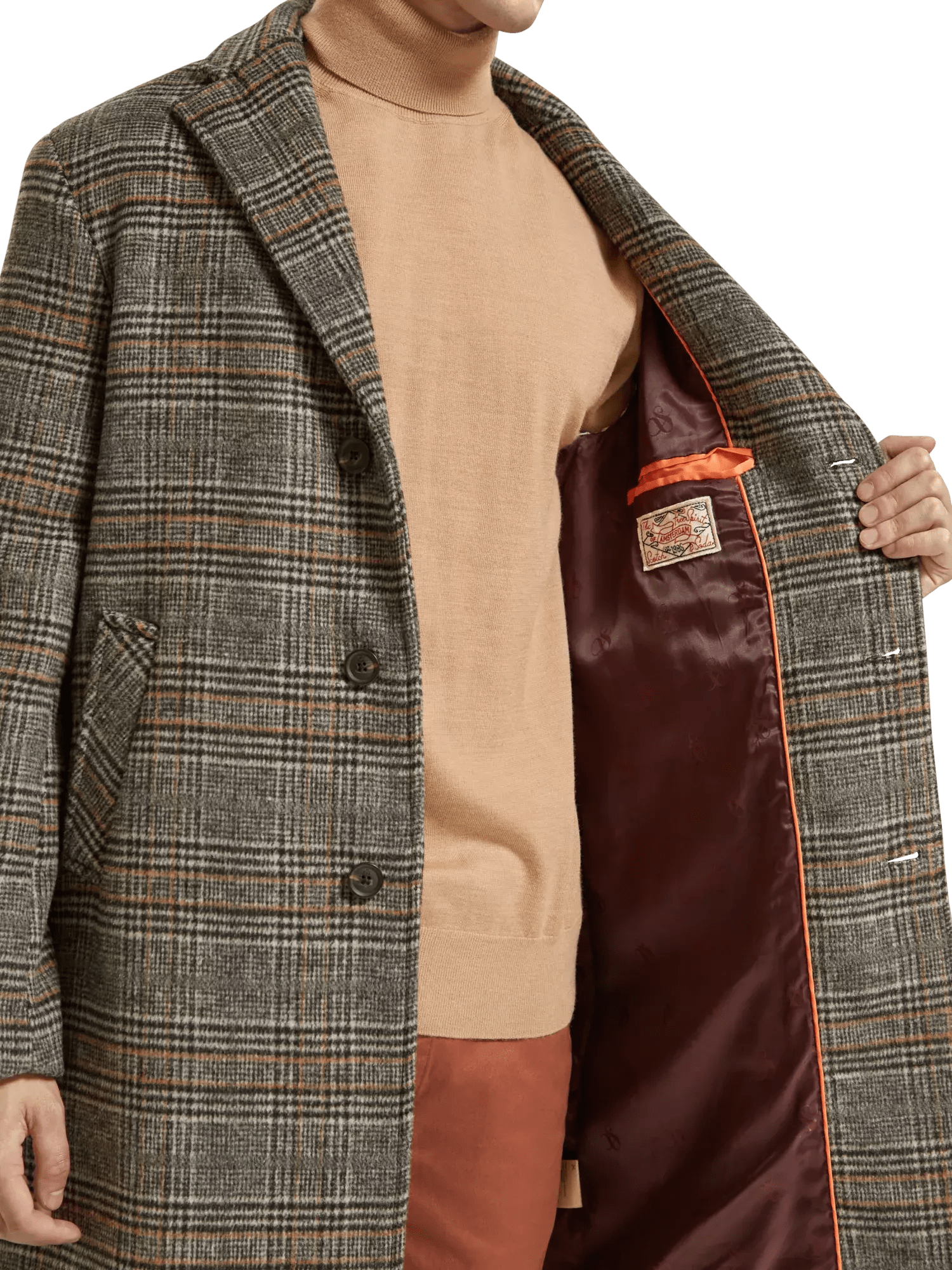 Hairy Bouclé overcoat Apparel & Accessories Scotch & Soda   