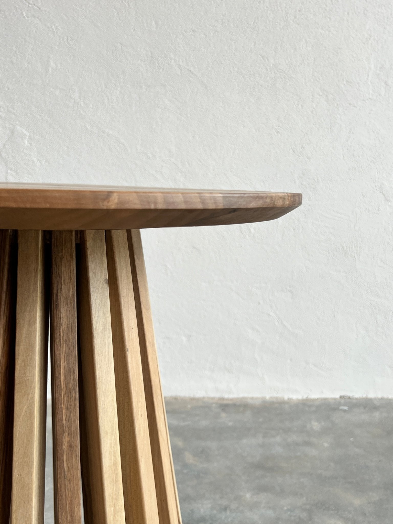 HARD WALNUT WOODEN SIDE TABLE living-furniture Pepin Boho collab   