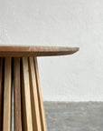 HARD WALNUT WOODEN SIDE TABLE living-furniture Pepin Boho collab   