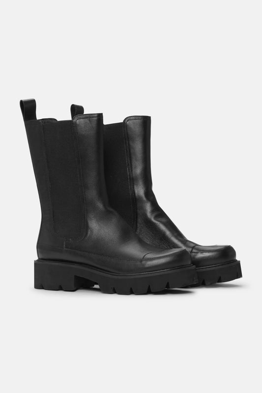 ILSE JACOBSEN - CALF LENGTH BOOTS - Black Apparel & Accessories Ilse Jacobsen   