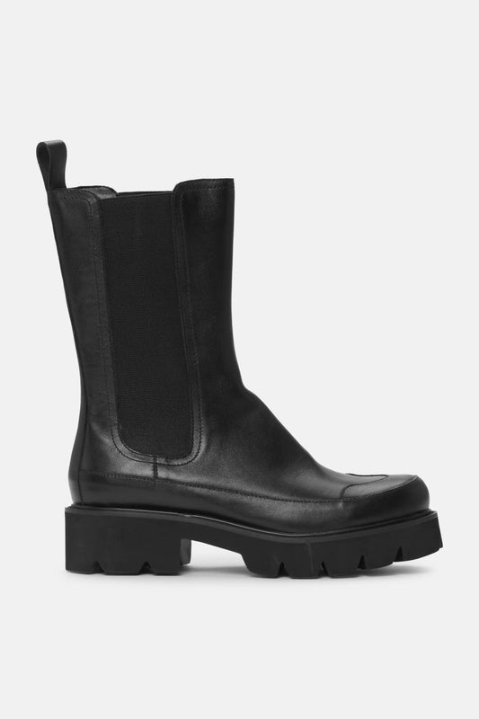 ILSE JACOBSEN - CALF LENGTH BOOTS - Black Apparel & Accessories Ilse Jacobsen   