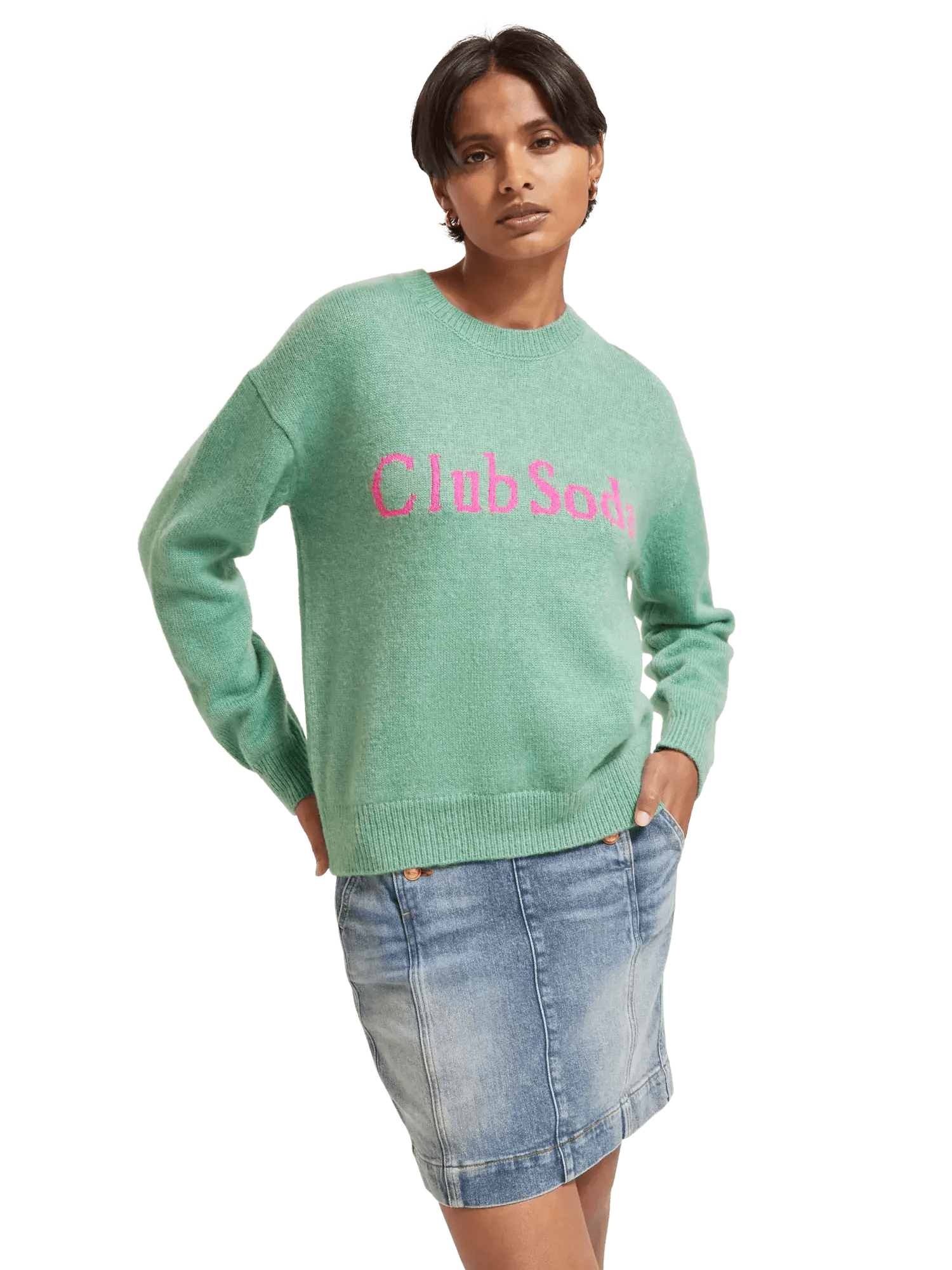 Intarsia Club Soda sweater clothing Scotch & Soda   