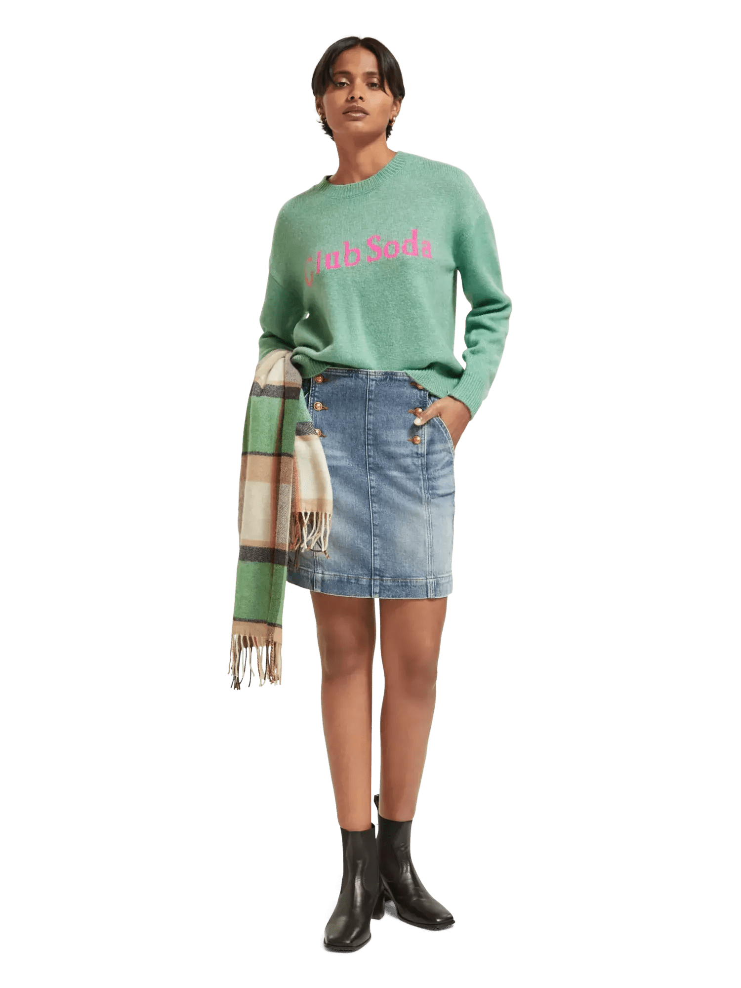 Intarsia Club Soda sweater clothing Scotch & Soda   