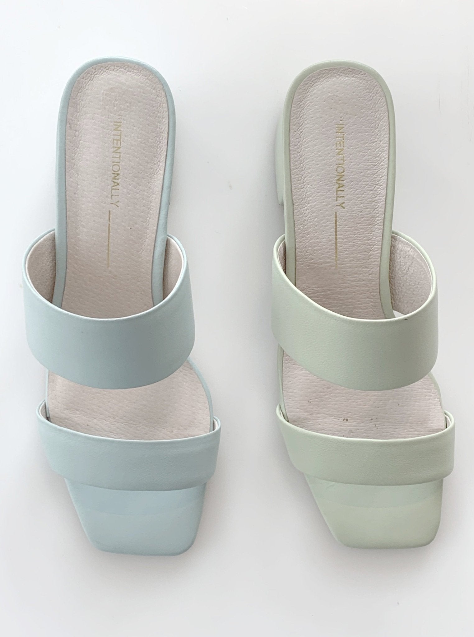 INTENTIONALLY BLANK STEP IN HEEL PASTEL Footwear INTENTIONALLY BLANK   