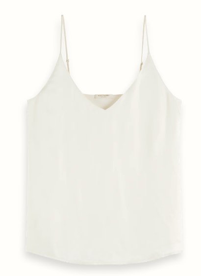 Jersey Tank With Woven Front Apparel & Accessories Scotch & Soda   
