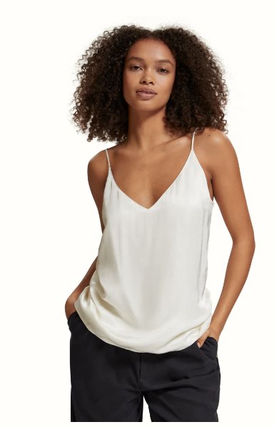 Jersey Tank With Woven Front Apparel & Accessories Scotch & Soda   