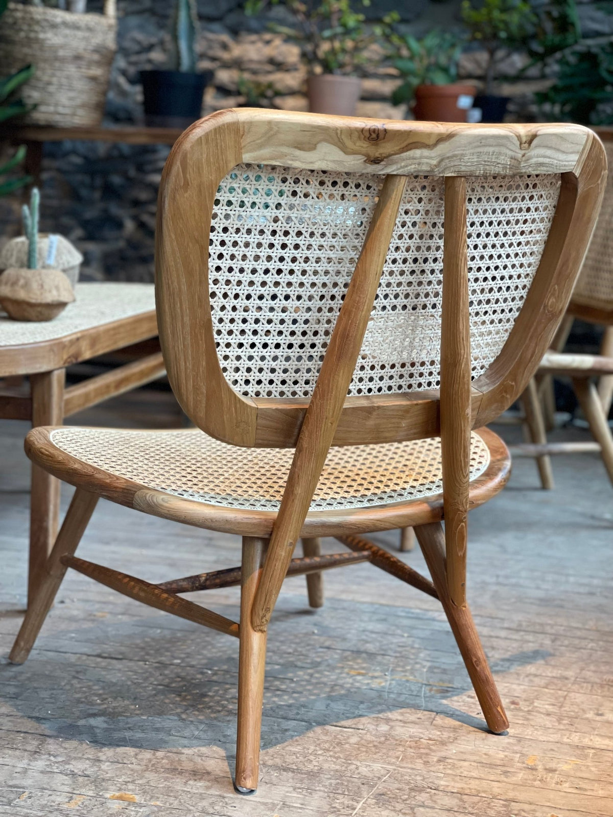 View of KAWAI CHAIR IN TEAK WOOD