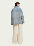 SCOTCH & SODA - Veste façon kimono en chambray matelassé