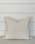 LAUREL CUSHION LIGHT WASHED BEIGE living-homeaccents theboholab   