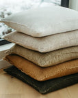 LINA LINEN PILLOW - GLACIER 20 x 20 living-decorative-object Indaba trading co