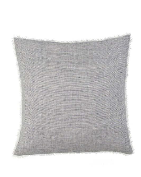 LINA LINEN PILLOW -  GREY STRIPE living-decorative-object Indaba trading co Default Title  