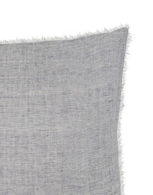 LINA LINEN PILLOW -  GREY STRIPE living-decorative-object Indaba trading co   