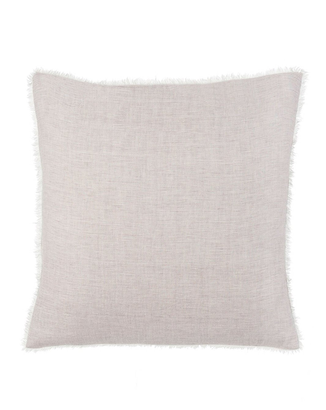 LINA LINEN PILLOW  -  GREY STRIPE living-decorative-object Indaba trading co Default Title  