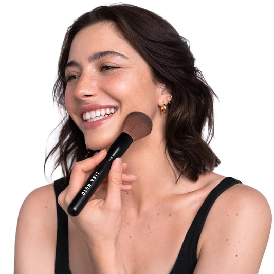 LISA NOTO - Pinceau synthétique pour poudre et crème Face Makeup Lisa Noto   