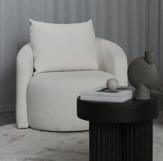 LUPIN ARM 1 SEATER LIGHT GREY in stock living-furniture Vilmers   